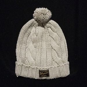 Penguin Grey Beanie Pom Pom